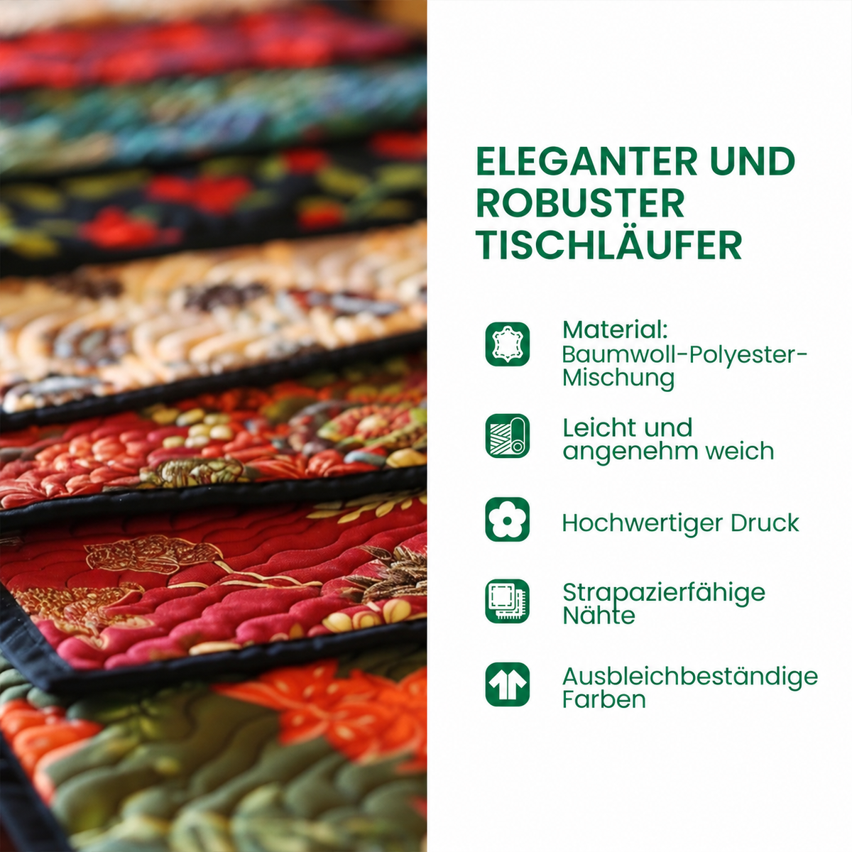 Gequilt tafelkleed – Comfortabele herfst tafelkleed