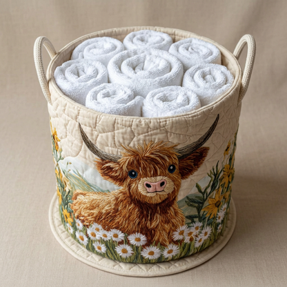Gewatteerde wasmand Charme van de Highlands
