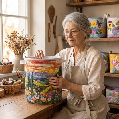 Gewatteerde wasmand Ochtendglorie