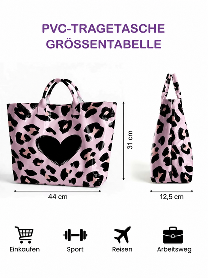 PVC Tas – Strooiman, pompoenen en spookhuis