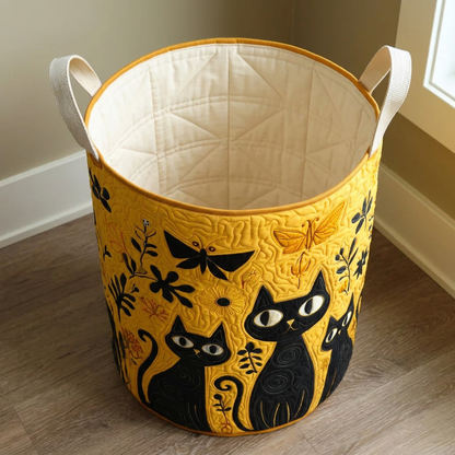 Gewatteerde wasmand Kattenfamilie