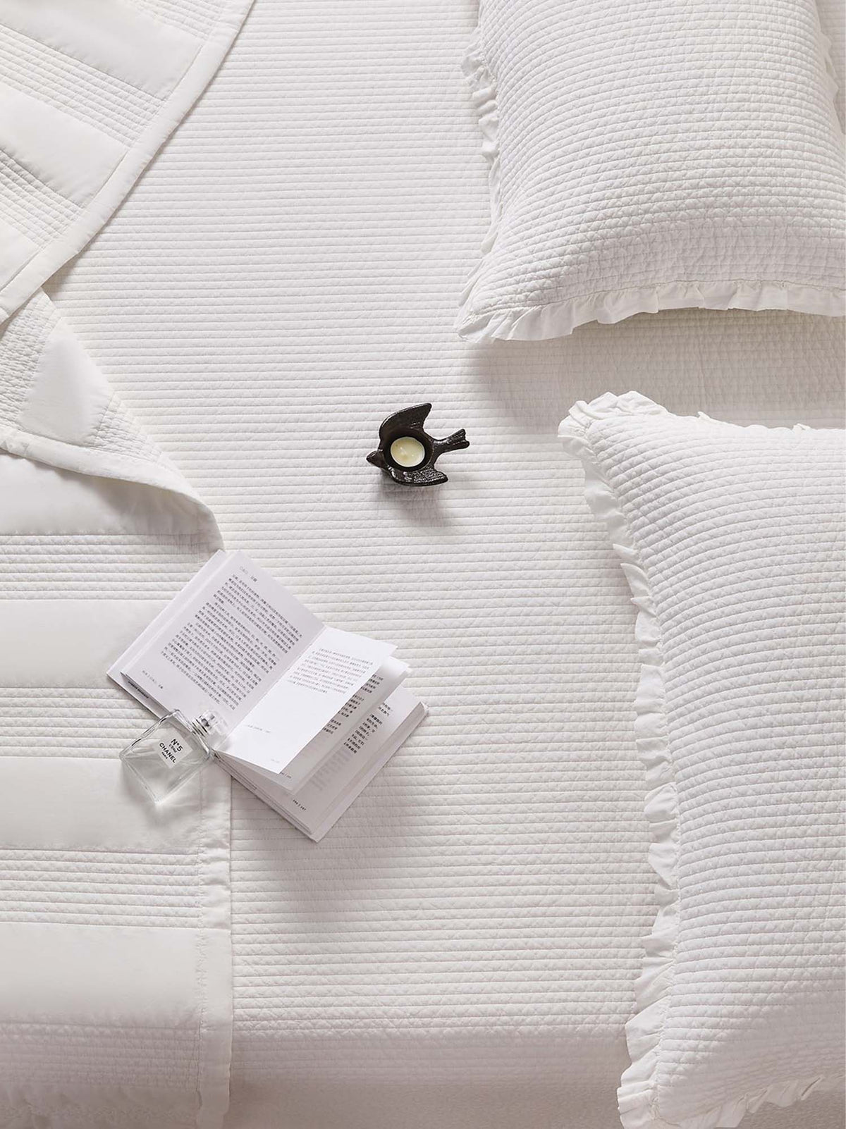 Classic Stripe Quilted 3-Piece Bedding Set