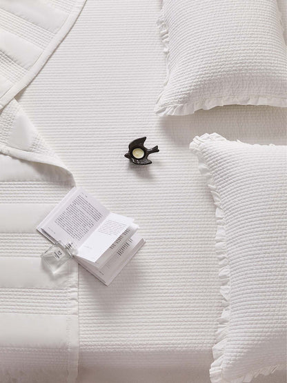 Classic Stripe Quilted 3-Piece Bedding Set