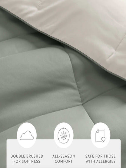 Reversible Down-Alternative Comforter Set