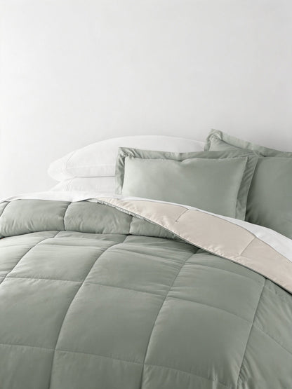 Reversible Down-Alternative Comforter Set