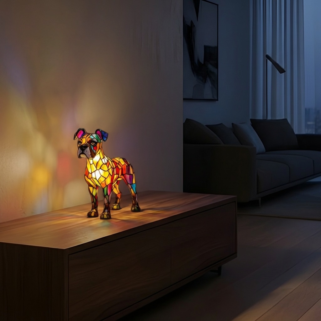 Schitterende Boxer Lamp