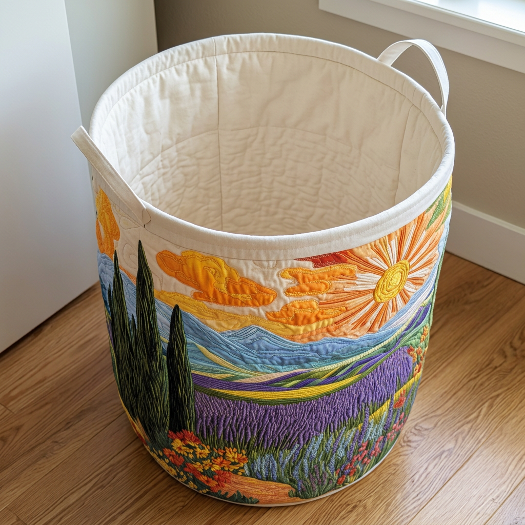 Gewatteerde wasmand Stralende weide