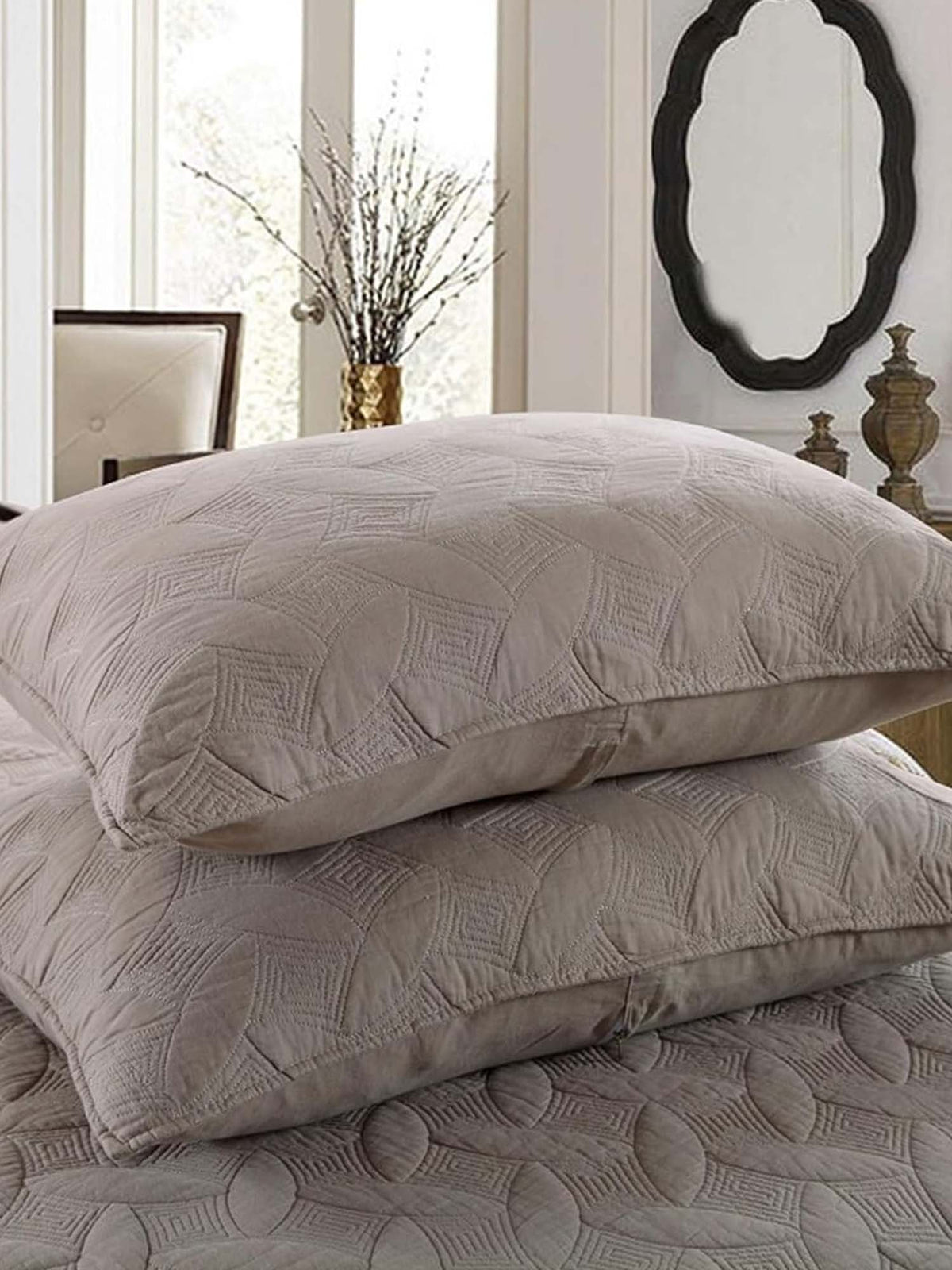 Braided Haven Quilted 3-Piece Bedding Set