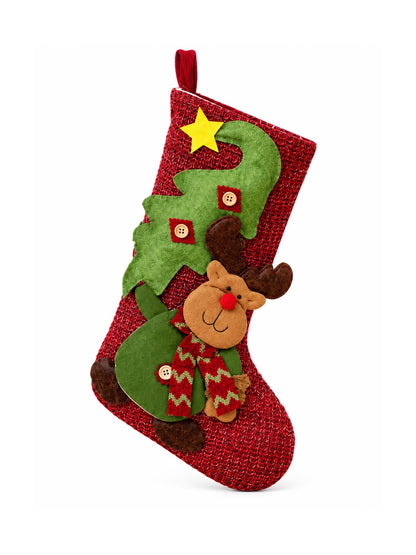 Rustic Christmas Character Stockings