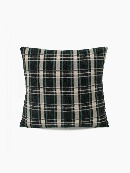 Green Plaid Pillow Cover