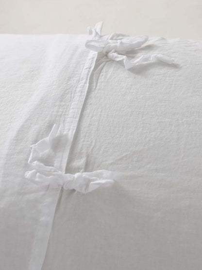 Ivory Nomad Geometric Quilted 3-Piece Bedding Set