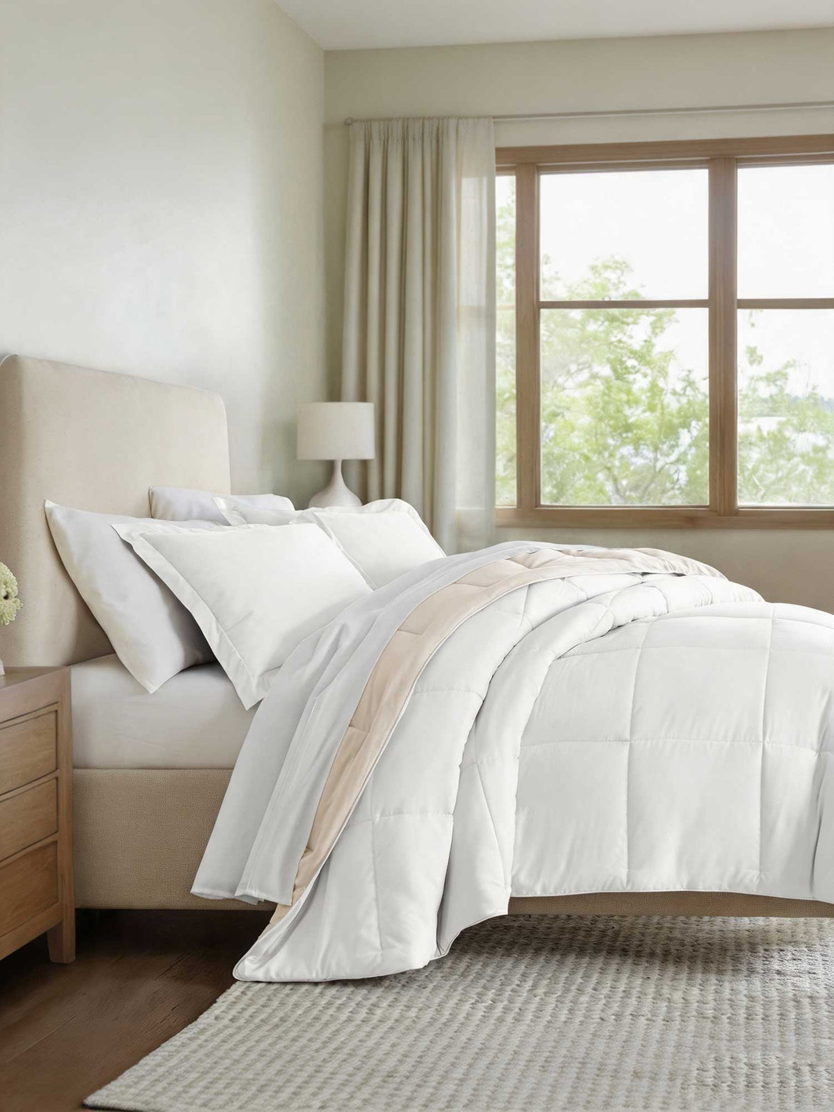 Reversible Down-Alternative Comforter Set