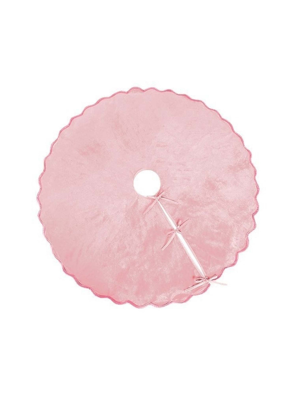 Scalloped Velvet Christmas Tree Skirt