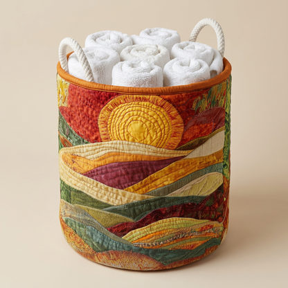 Gewatteerde wasmand Zonnegloed