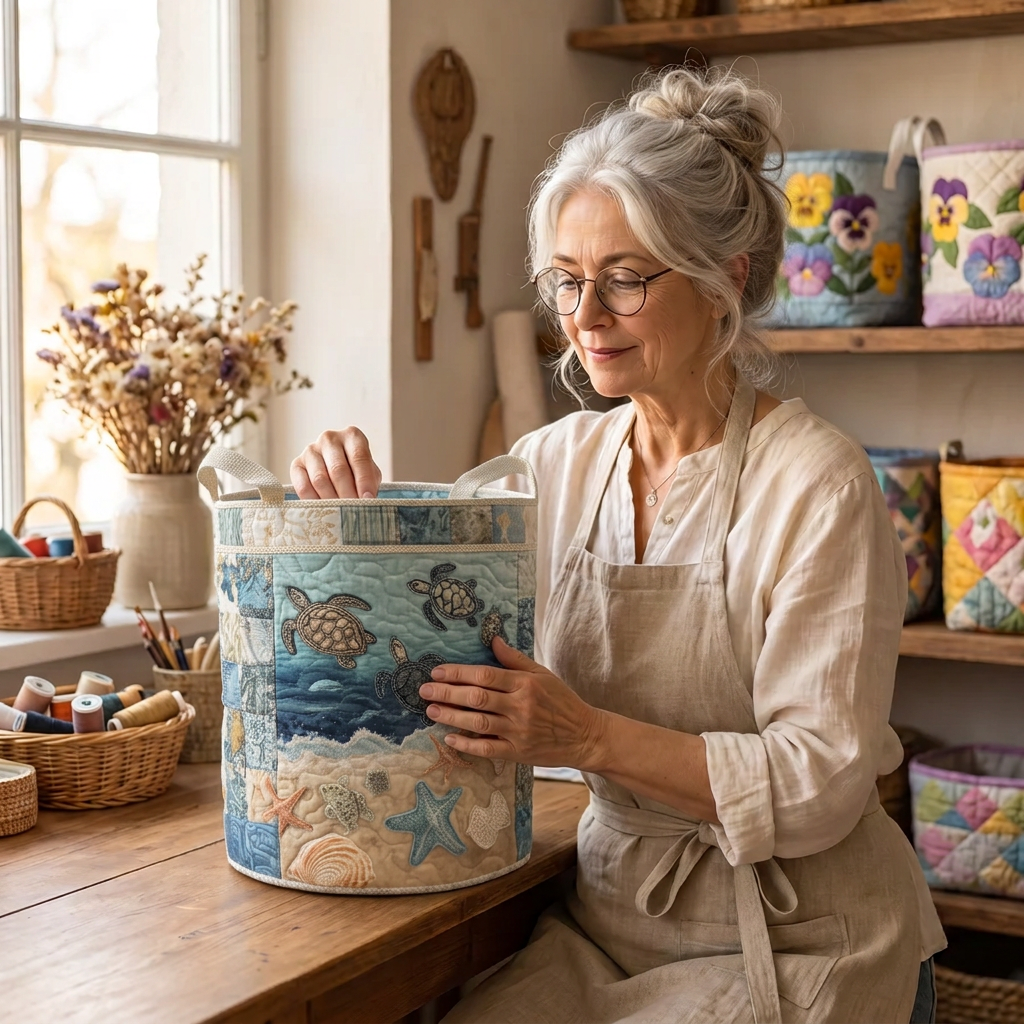Gewatteerde wasmand Kleine reiziger