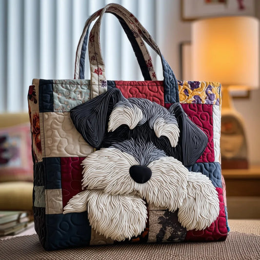Edele Schnauzer Handgemaakte Tas