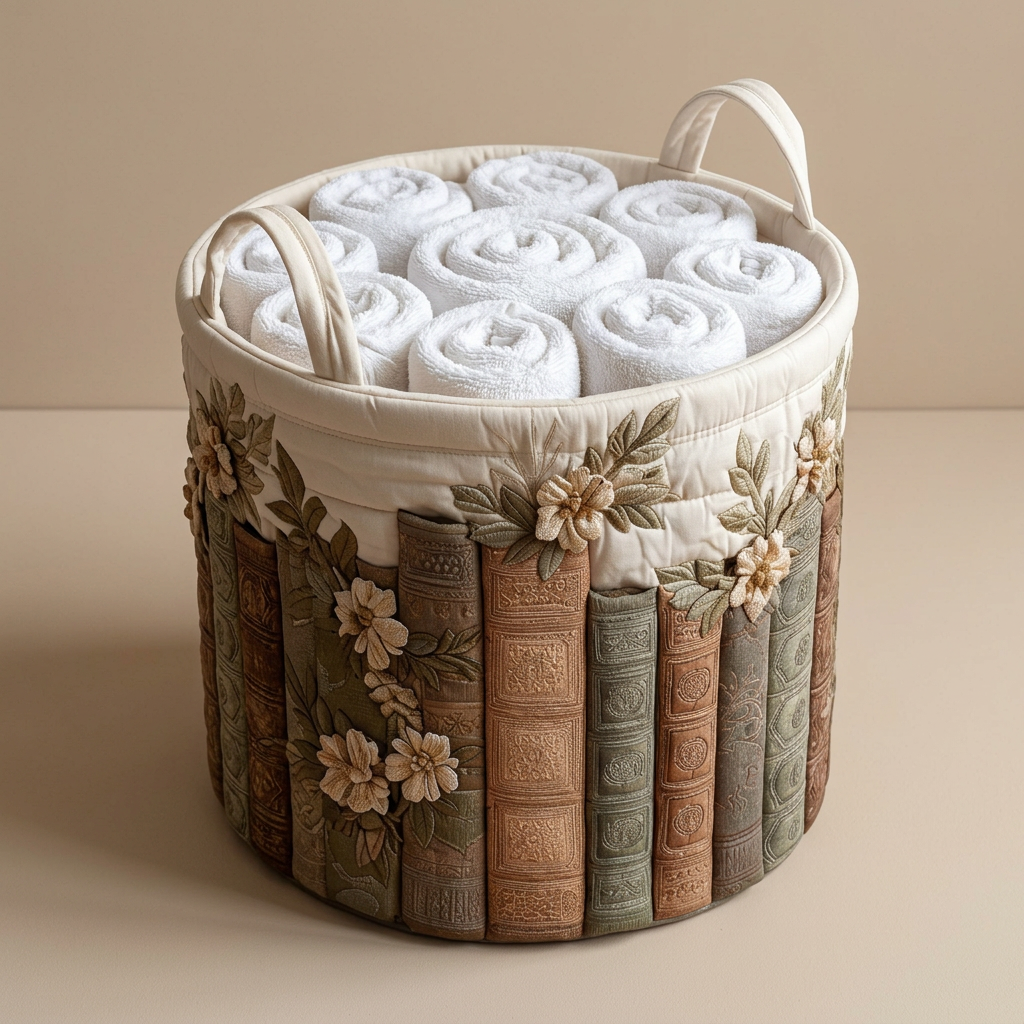 Gewatteerde wasmand Bloemenkroniek