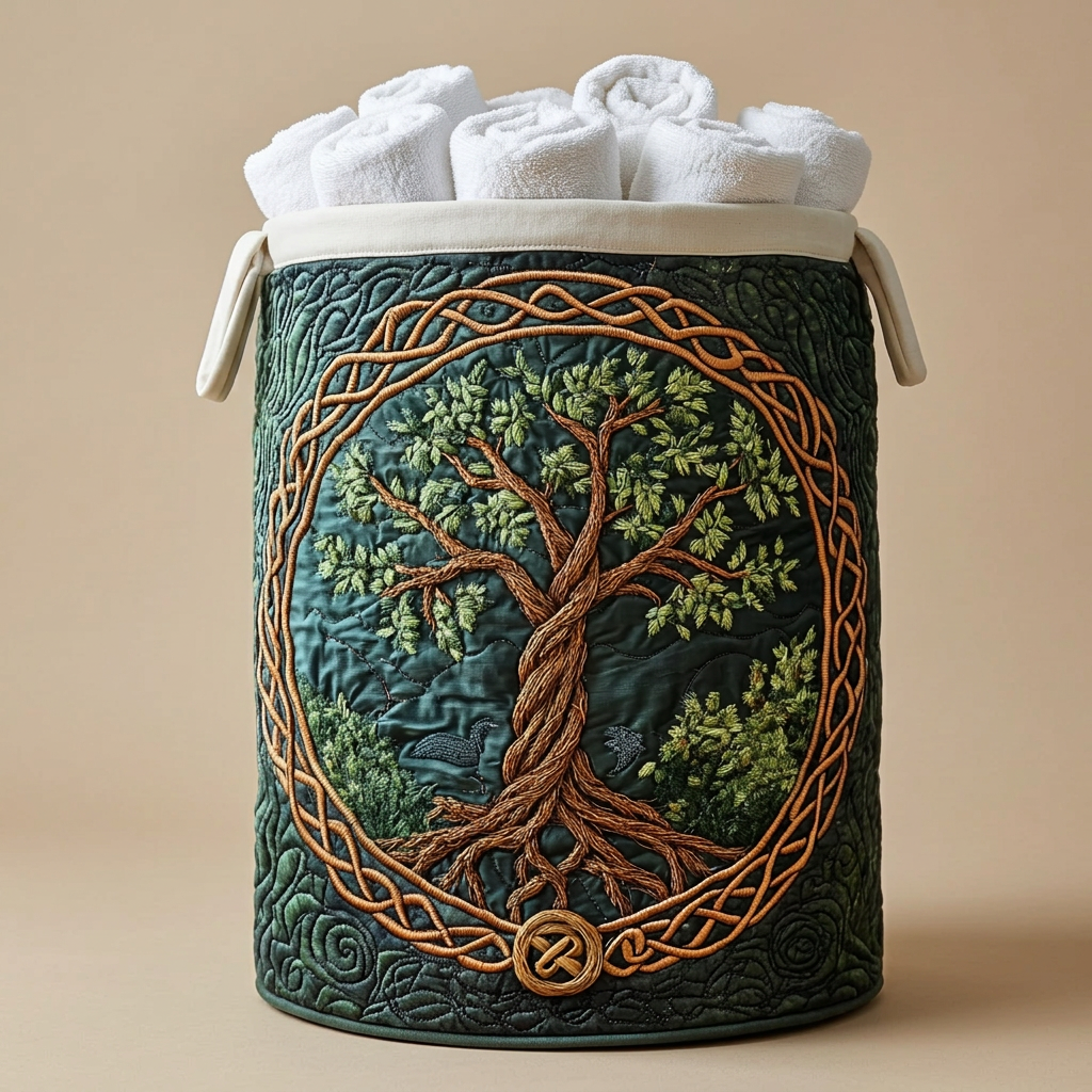 Gewatteerde wasmand Heilige boom