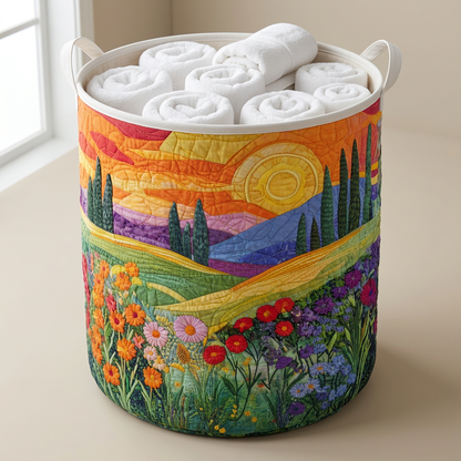 Gewatteerde wasmand Lentevelden