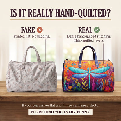 Flit and Fly Quilted Duffle Bag