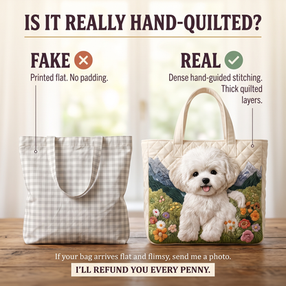 Artisan Quilted Bag - Enchanted Dog