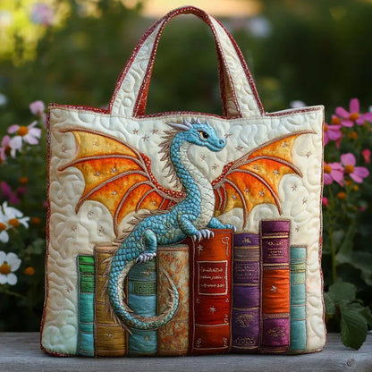 Drakenwachter van Boeken Gewatteerde Draagtas