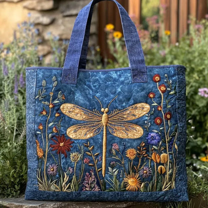 Gouden Libelle Gewatteerde Draagtas