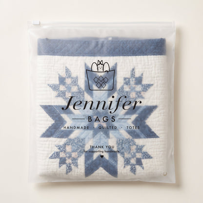Snowflake Quilted Laundry Basket
