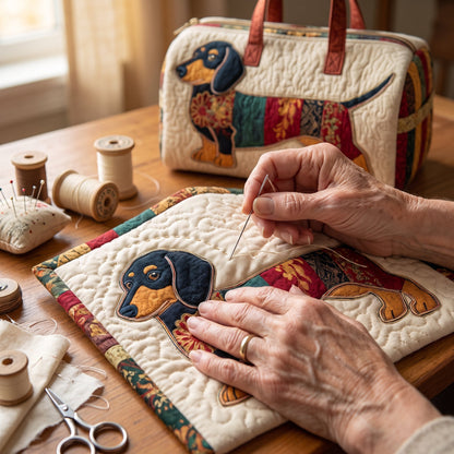 Patch Pup Quilted Duffle Bag