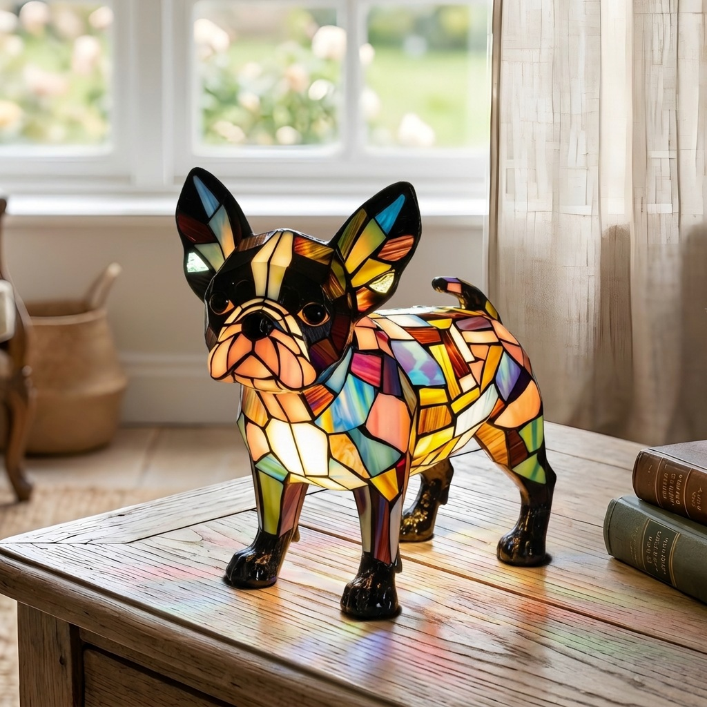Boston Terriër Lamp