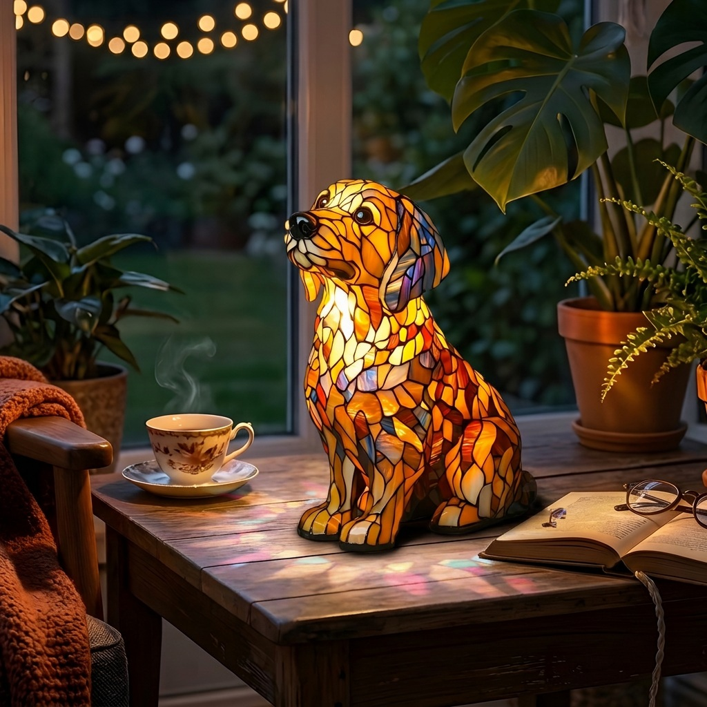 Buddy Golden Retriever Lamp