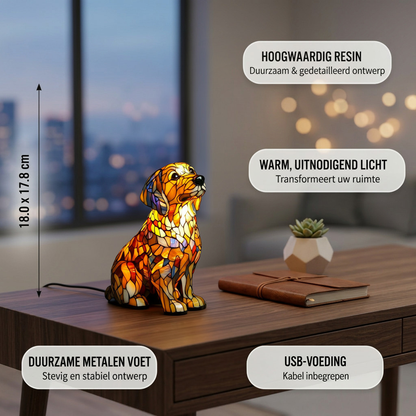 Buddy Golden Retriever Lamp