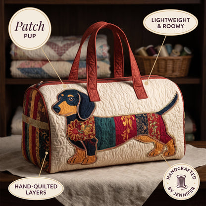 Patch Pup Quilted Duffle Bag