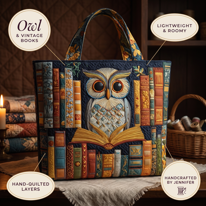 Artisan Tote - Owl and Vintage Books