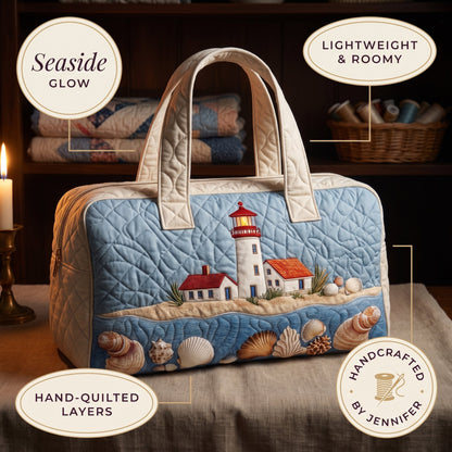 Seaside Glow Quilted Duffle Bag