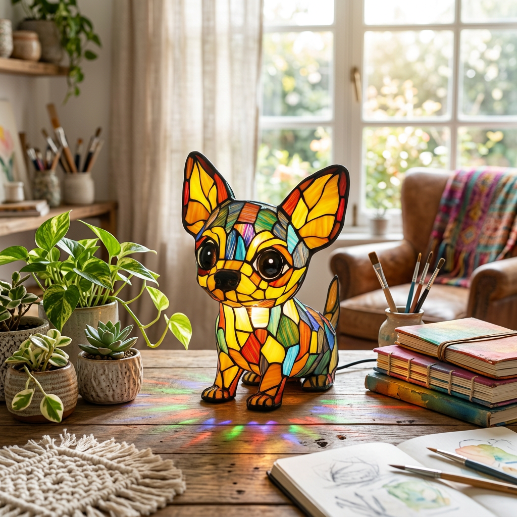 Chihuahua Charme Lamp