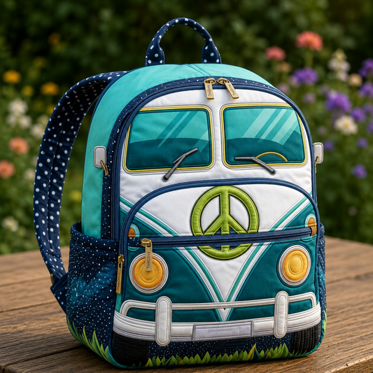 Quilted Boho Rucksack – Bus by Night