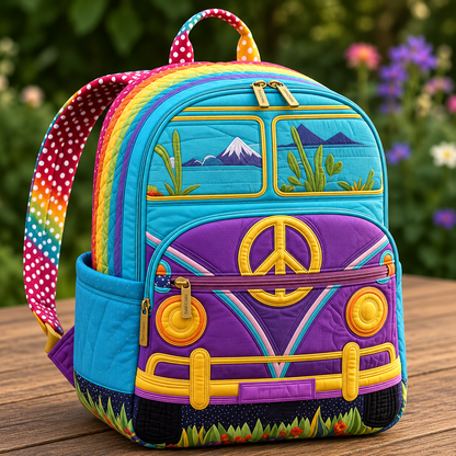 Quilted Boho Rucksack – Desert Breeze