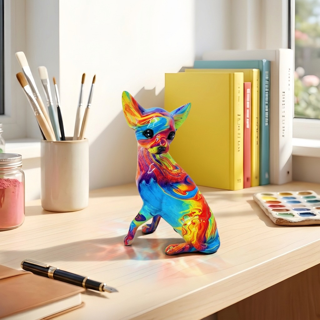 Chihuahua Hars Lamp