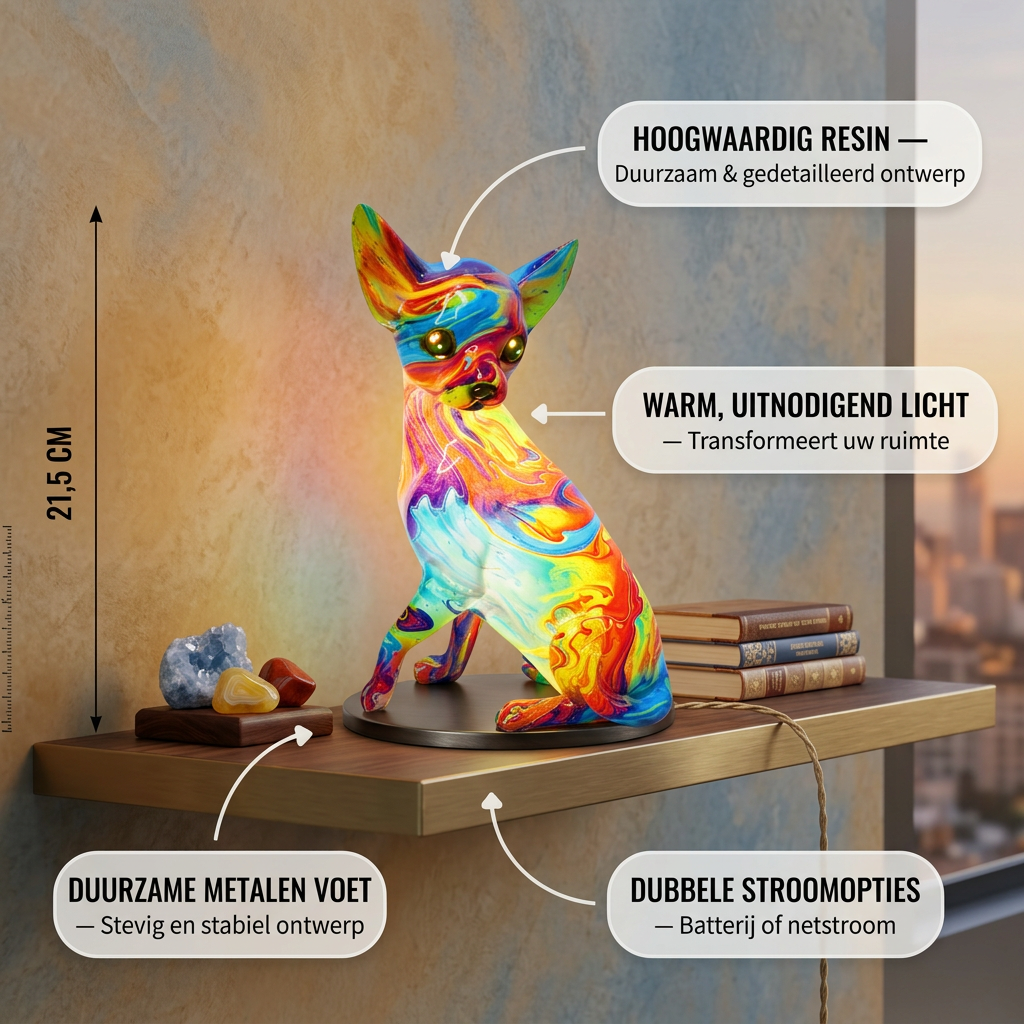 Chihuahua Hars Lamp