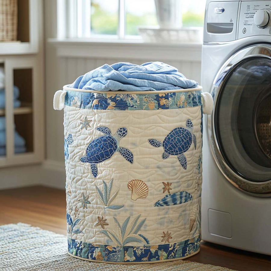 Gewatteerde wasmand Rust aan de kust