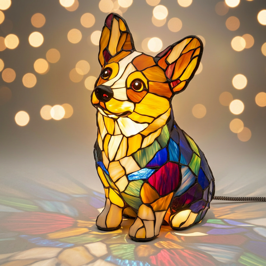 Vrolijke Corgi Lamp