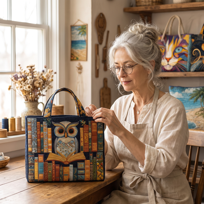 Artisan Tote - Owl and Vintage Books