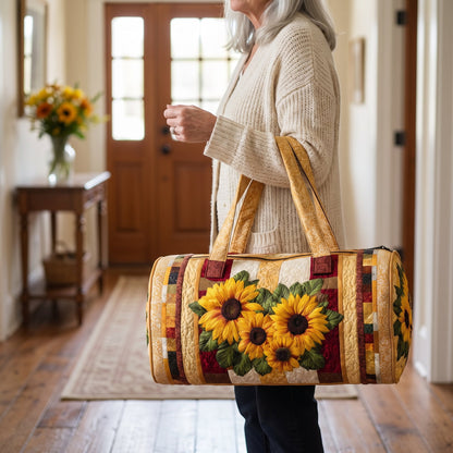 Warm Light Quilted Duffle Bag
