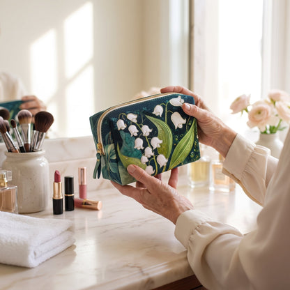 Lily Grace Quilted Makeup Bag