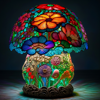 Berijpte Paddenstoel Lamp