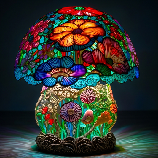 Berijpte Paddenstoel Lamp