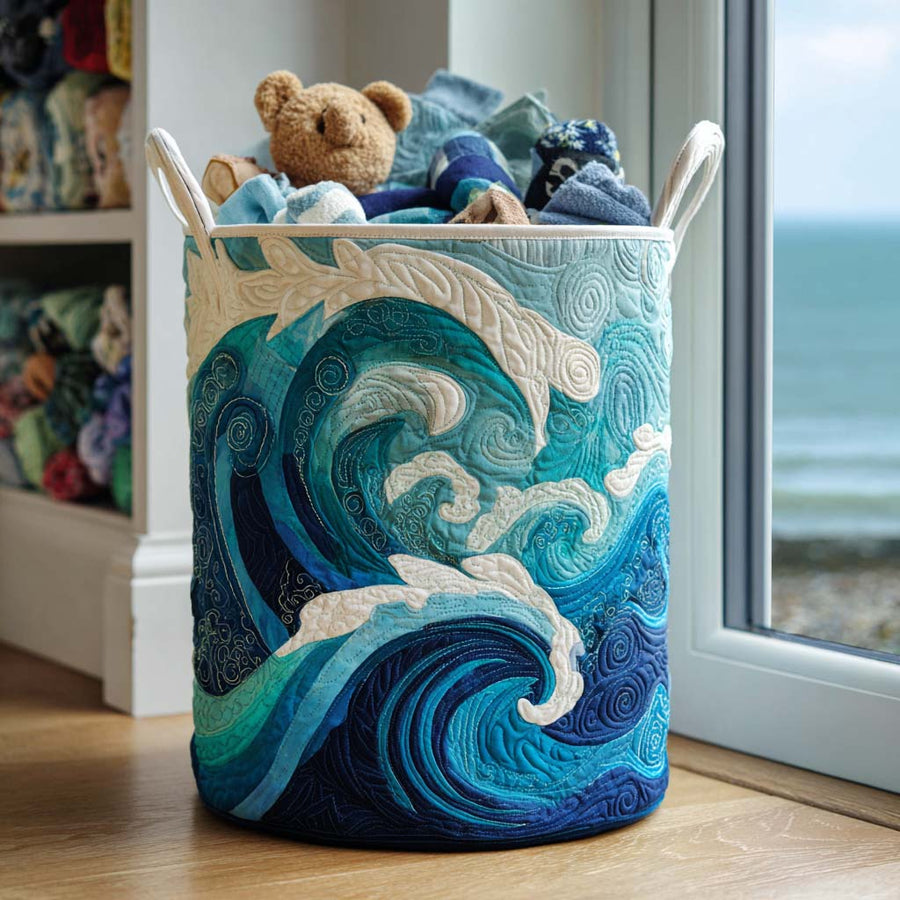 Gewatteerde wasmand Zacht zeeschuim