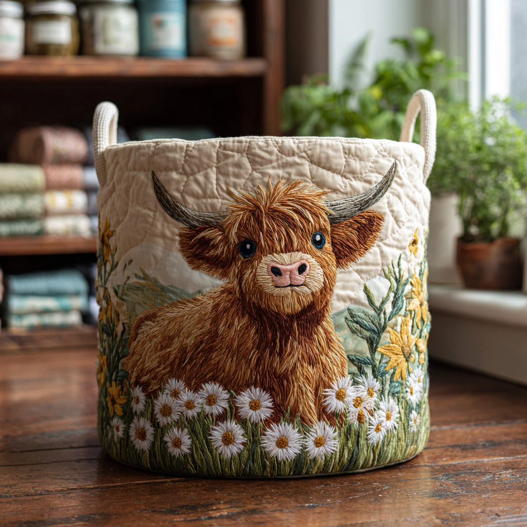 Gewatteerde wasmand Charme van de Highlands