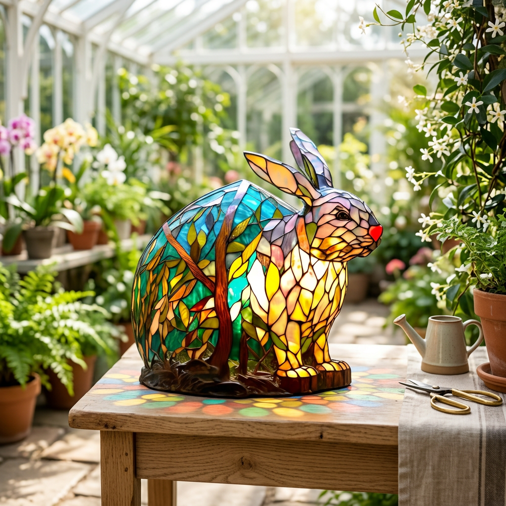 Noppie Konijn Lamp